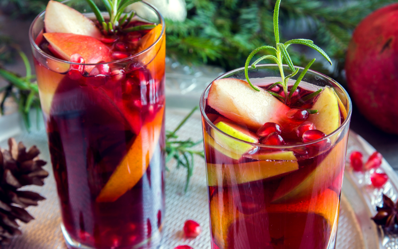 Strawberry Pomegranate Sangria