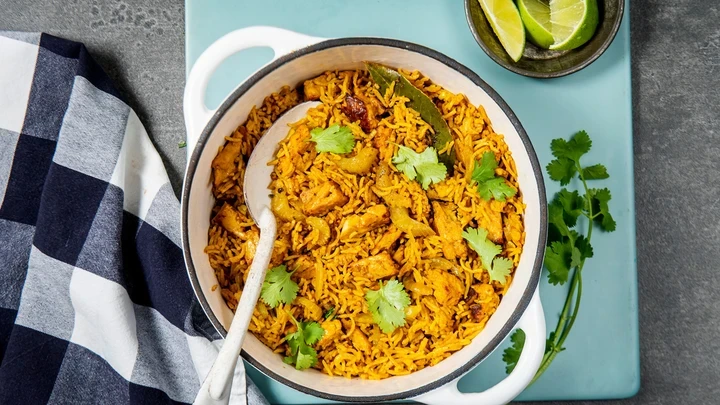 Image of Plant Based Chicken Rice Biryani