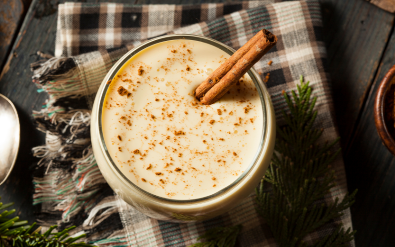Eggnog Mocktail