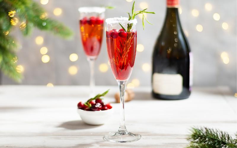 Christmas Mimosa Mocktail