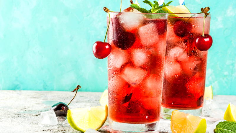 Image of Cherry Mojito Mocktail