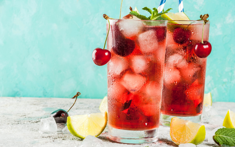 Cherry Mojito Mocktail