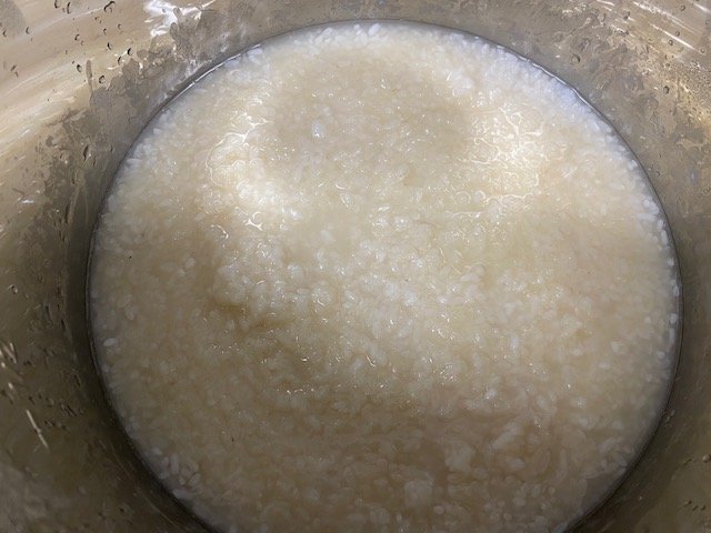 Image of Once it is finished fermenting, transfer the Amazake to a...