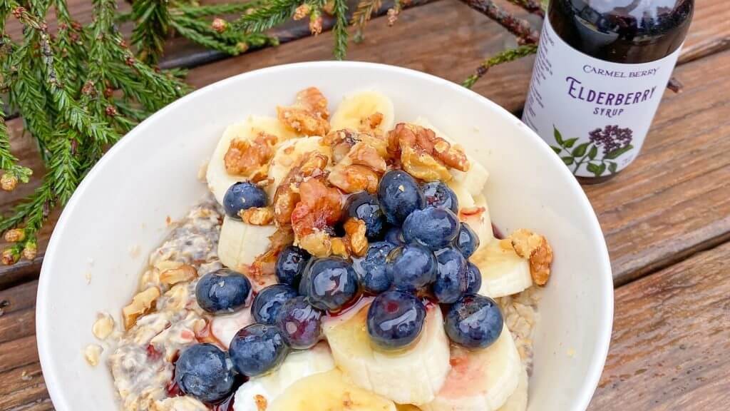 Image of Protein-packed Elderberry Oatmeal