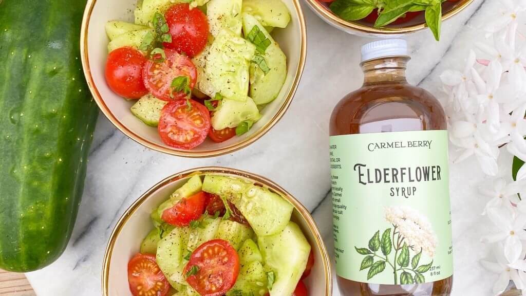 Image of Elderflower Vinaigrette Salad