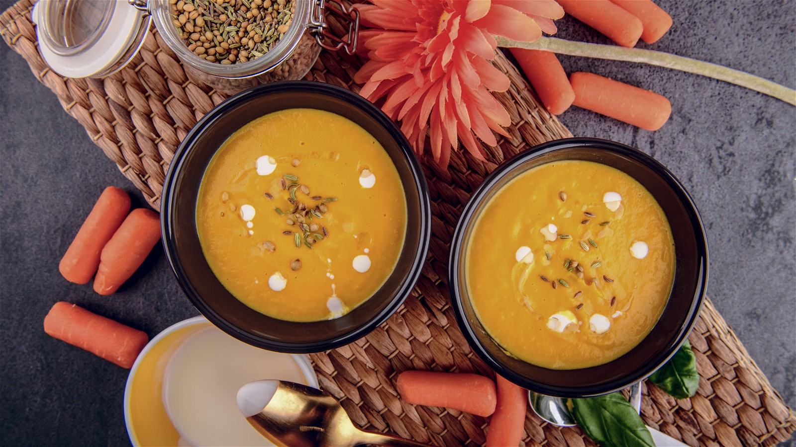 Carrot and Ginger Cream Soup-image