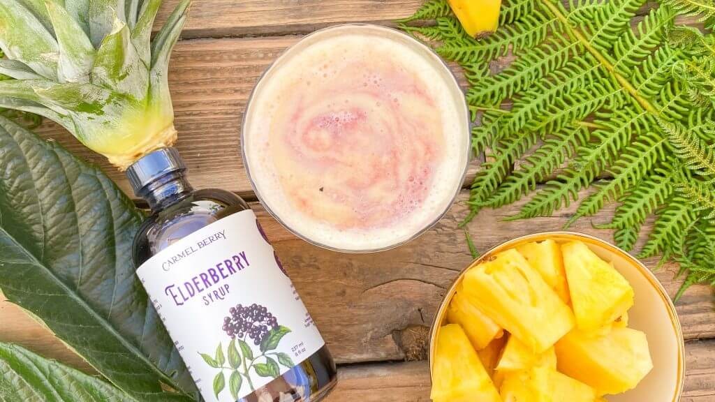 Image of Elderberry Pineapple Smoothie