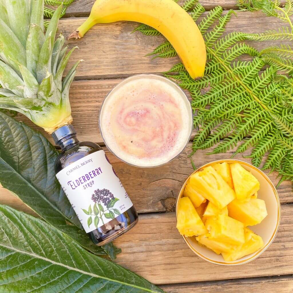 Elderberry Pineapple Smoothie