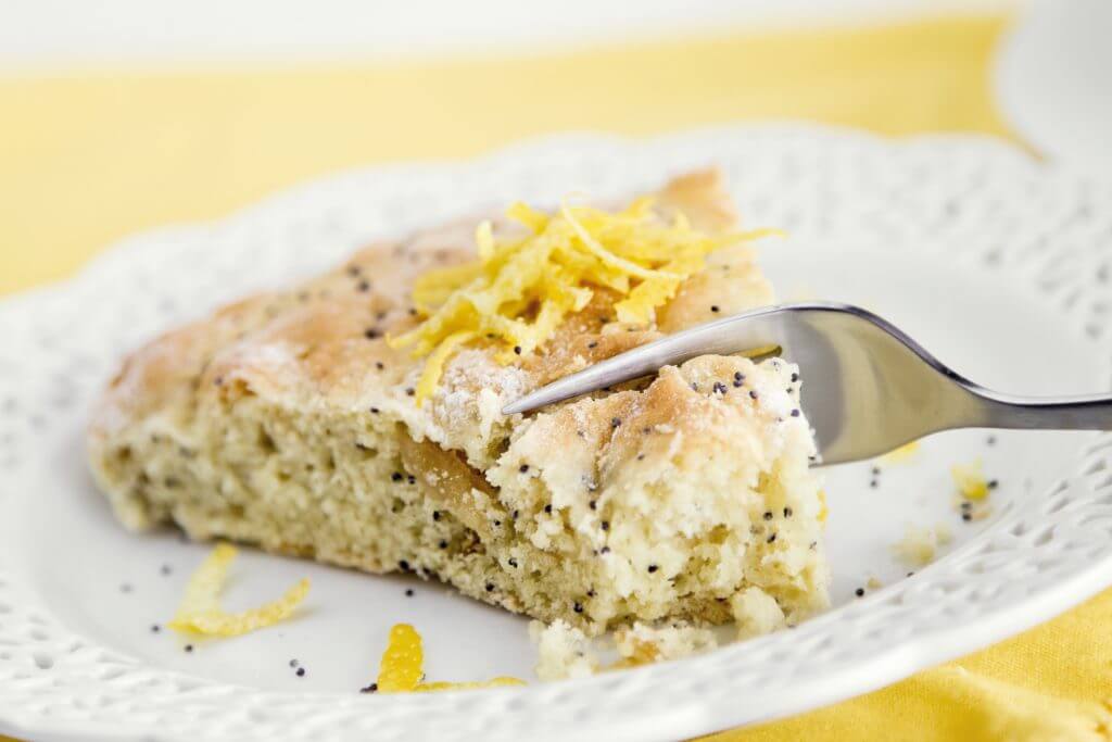 Elderflower Lemon Poppyseed Cake