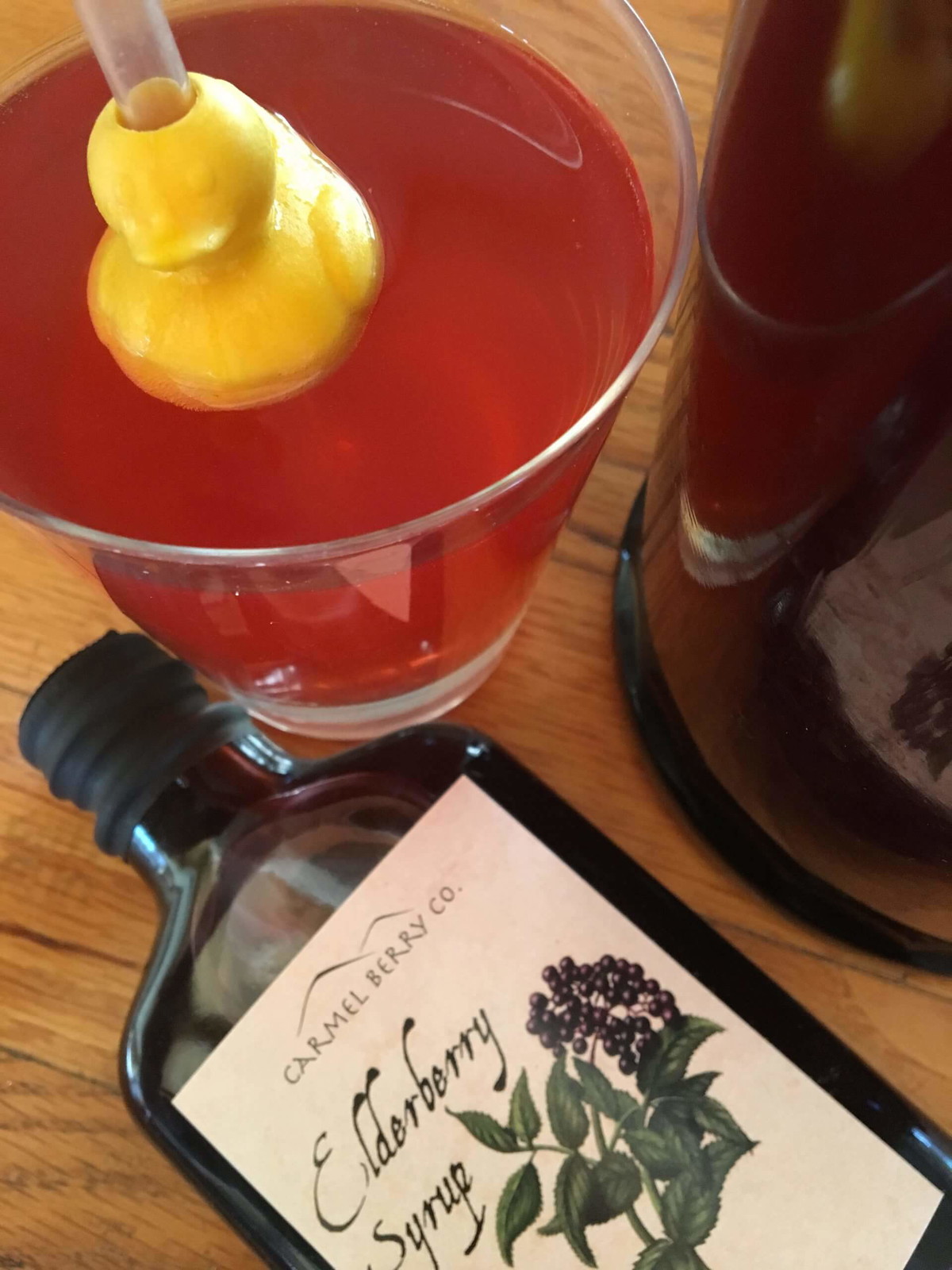 Strawberry Elderberry Kombucha