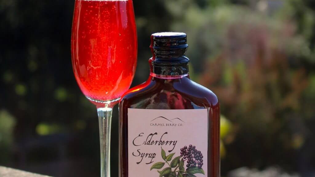 Image of Elderberry Champagne Cocktail