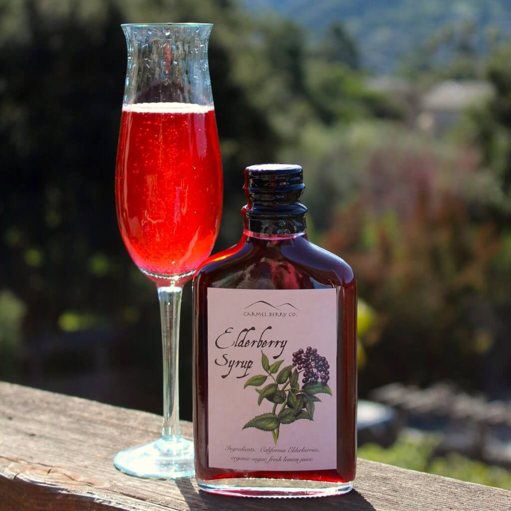 Elderberry Champagne Cocktail