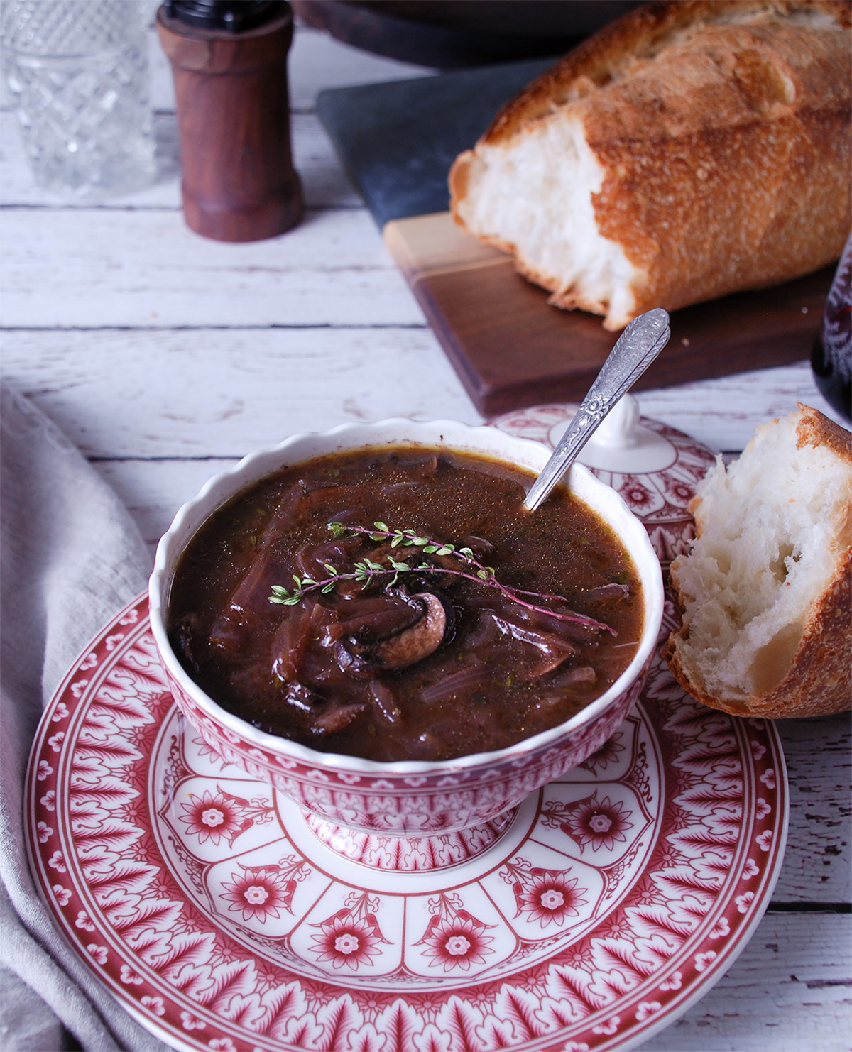 Allium & Mushroom Soup