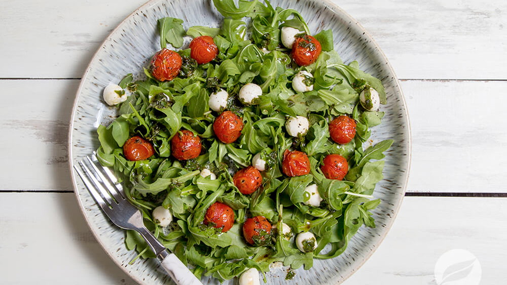 Image of Roasted Cherry Tomato Caprese Salad