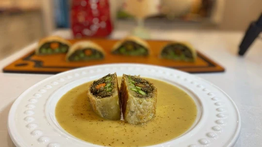 Image of Plant Based Holiday Wellington with Vegan Gravy