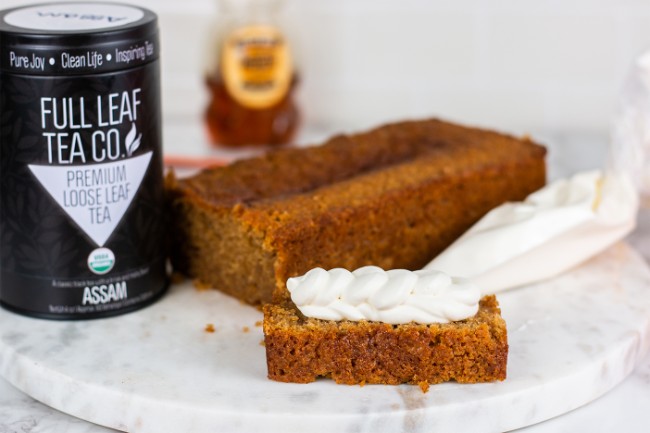 Image of Assam Honey Tea Cake with Honey Whipped Cream