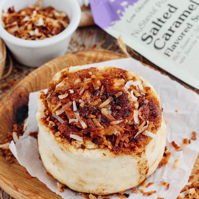 Image of Gluten-Free Caramel Coconut Cinnamon Roll for One