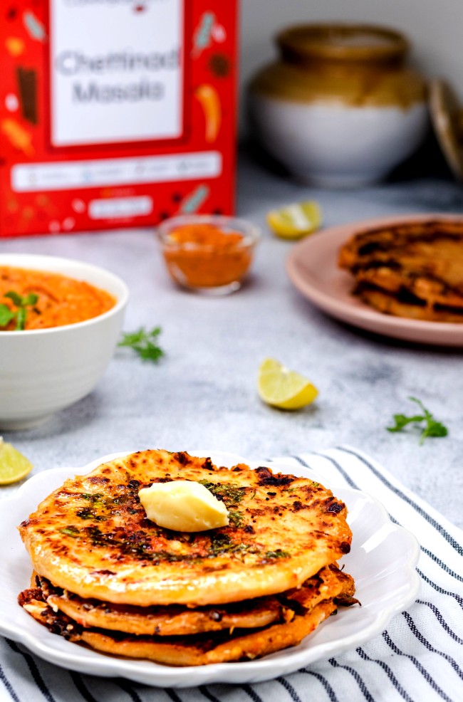Image of Chettinad Cheese Chilli Garlic Kulcha