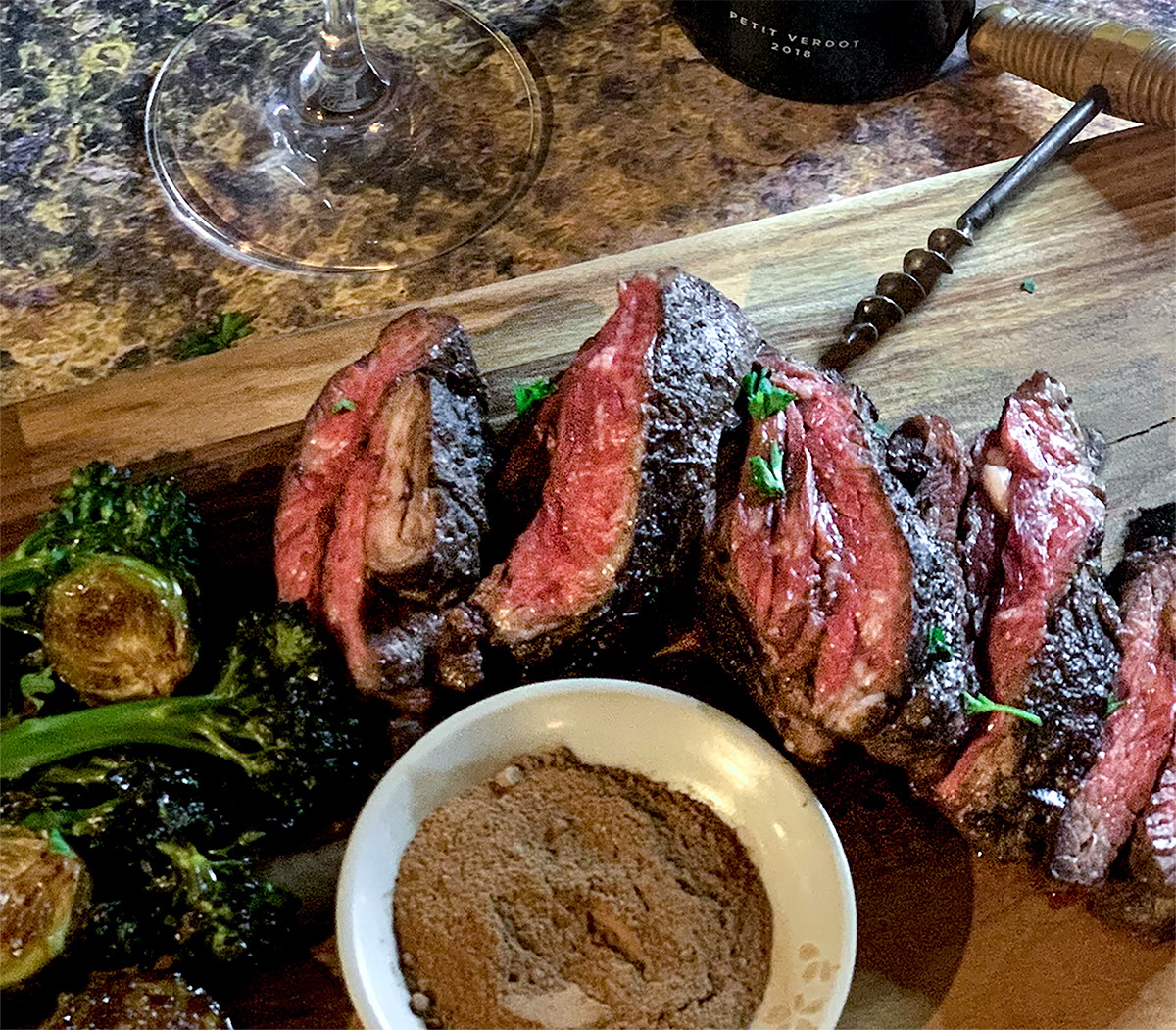 Grilled Spice-Rubbed Hanger Steak
