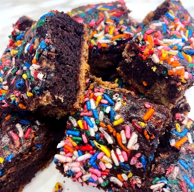 Image of Funfetti Banana Bread Brownies