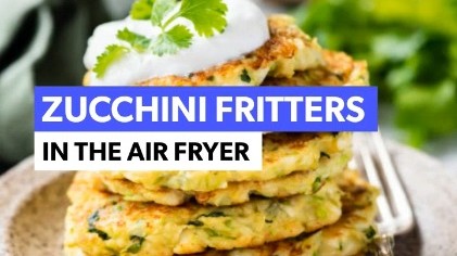 Image of THE BEST ZUCCHINI FRITTERS...