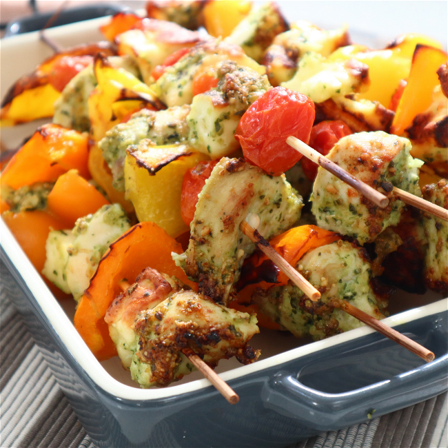 Image of Pesto Kebabs