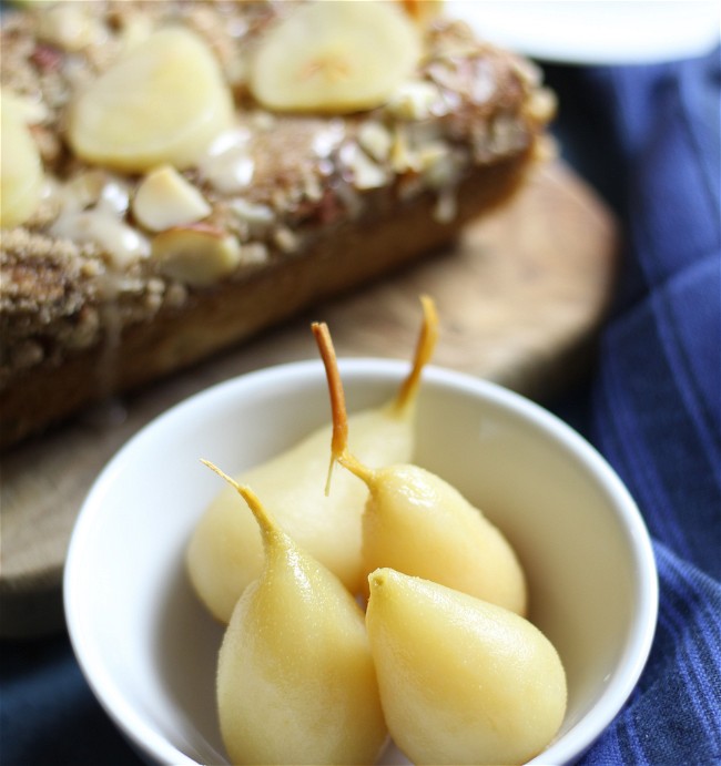 Image of Pear Bread with Almond Streusel