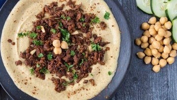 Image of Hummus with Baharat Spiced Beyond Burger®