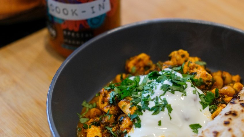 Image of Paneer and Chickpea Curry