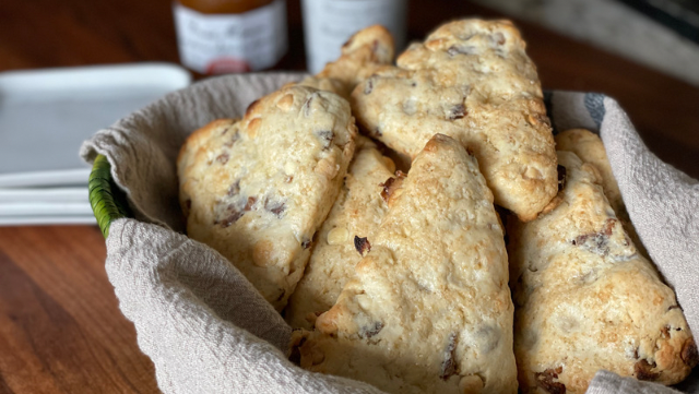Image of Apricot and White Chocolate Scones