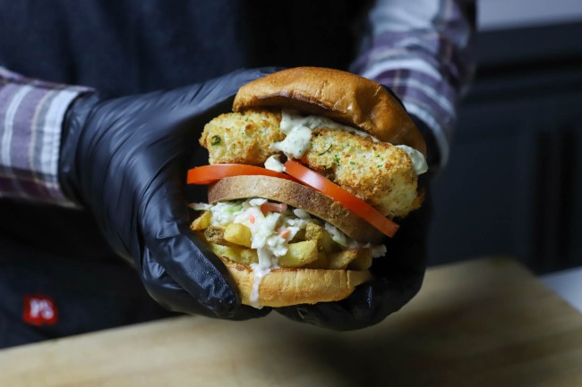 Image of Fish Fry Stacked Sandwich