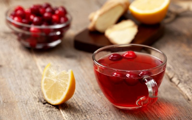 Cranberry Ginger Shandy