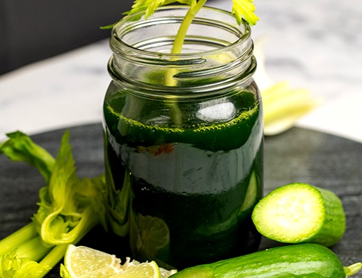 Image of Refreshing Cucumber Lime Green Juice