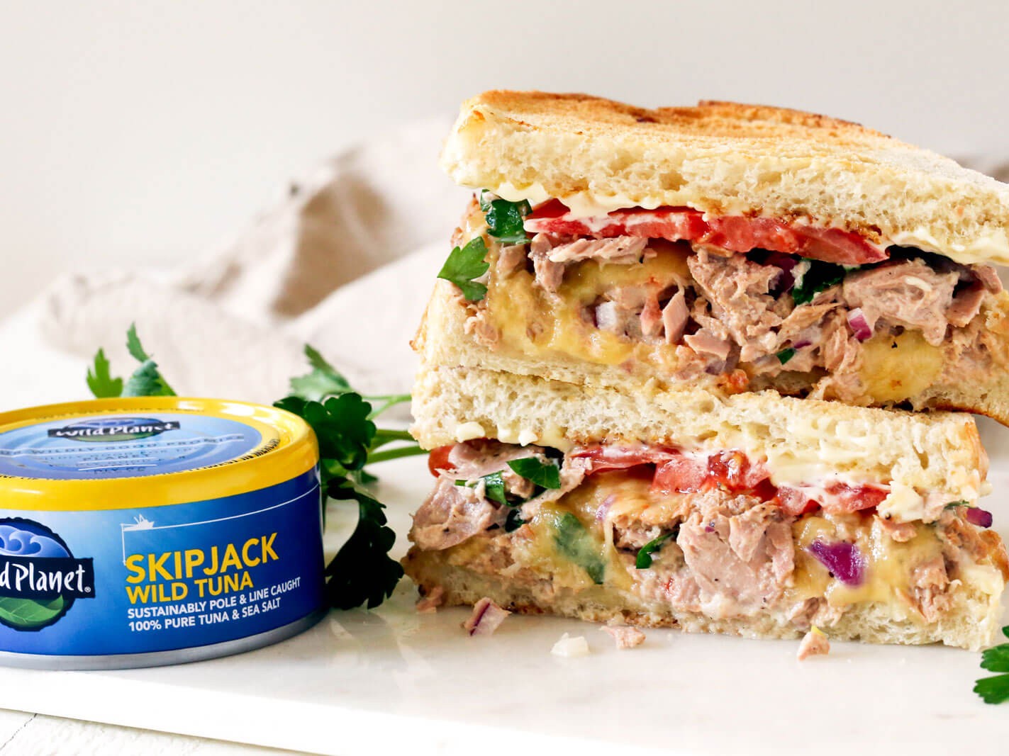 Springtime Sandwiches with Wild Planet Albacore Wild Tuna recipe –