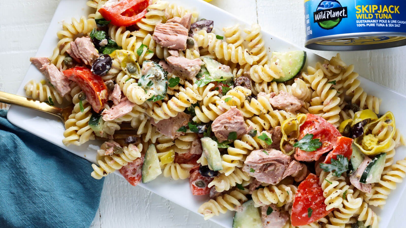 Image of Antipasto Tuna Pasta Salad
