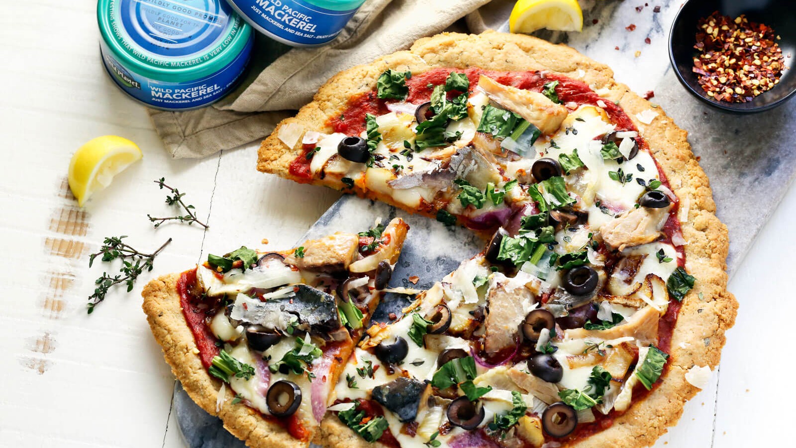 Mackerel Pizza | Wild Planet Foods recipe