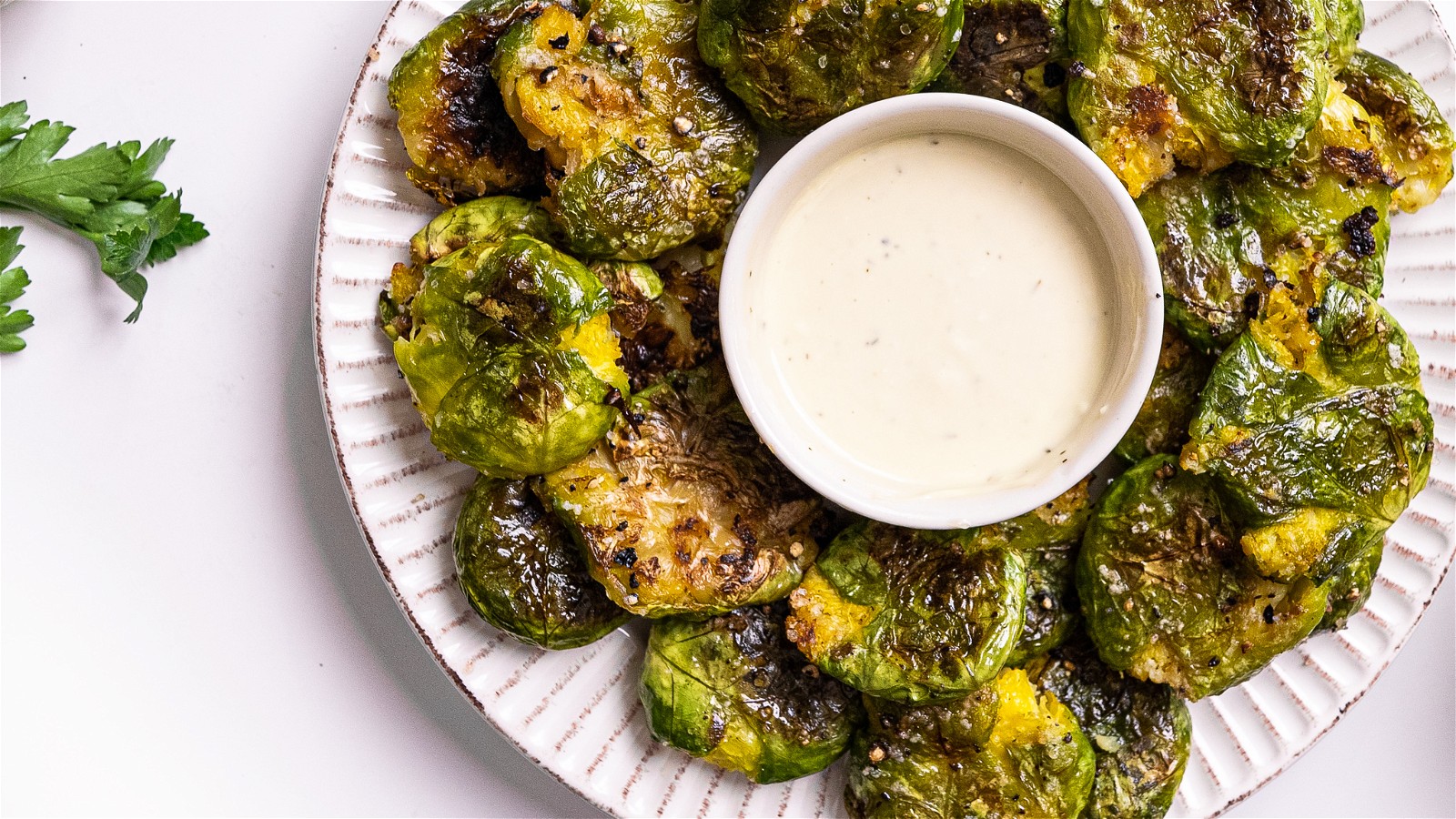 Image of Crispy Smashed Brussel Sprouts