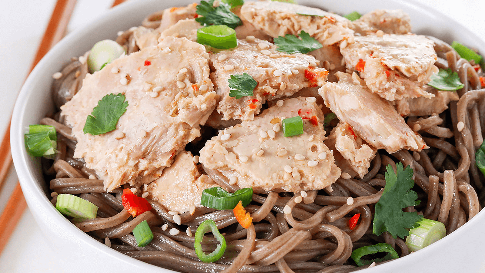 Image of Sweet Chili Pepper Albacore Tuna Noodle Salad