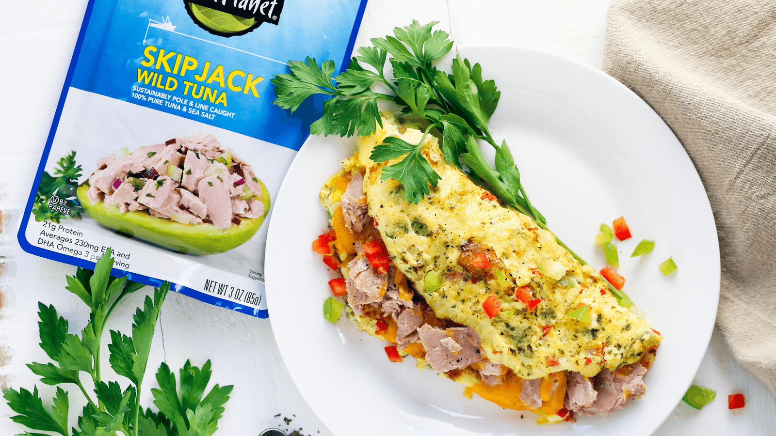 Tuna Omelette | Wild Planet Foods
          
       recipe