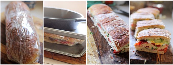 Image of Place the sandwich in between two baking sheets, and place...