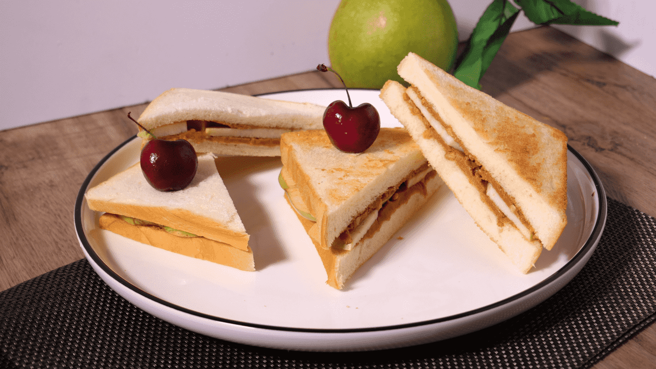 Image of Peanut Butter Apple Sandwich