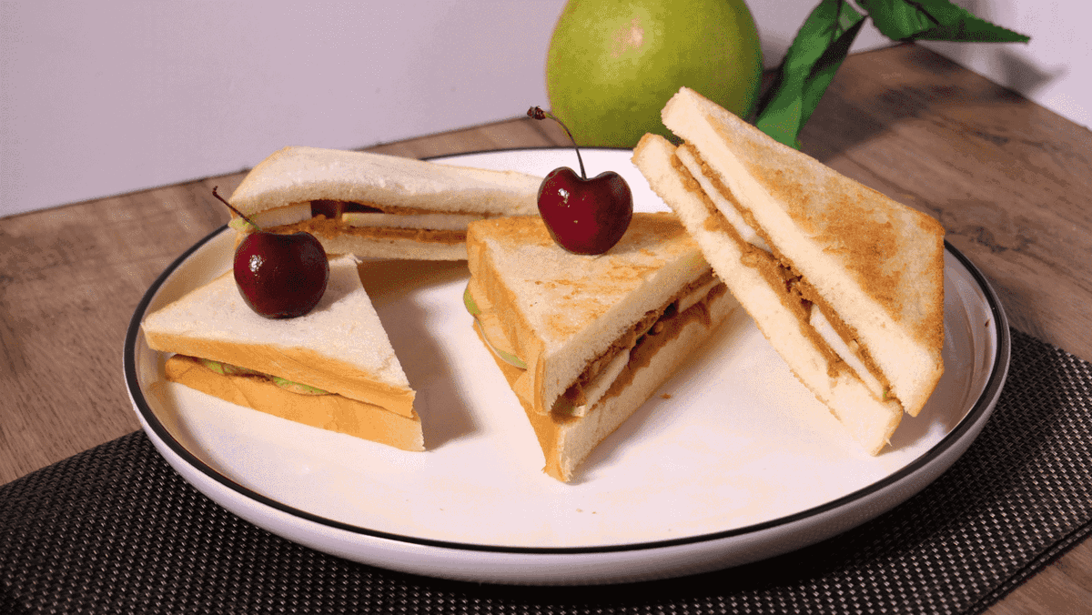 Peanut Butter Apple Sandwich