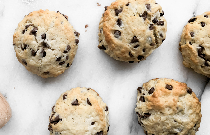 Scones with Chocolate Drops