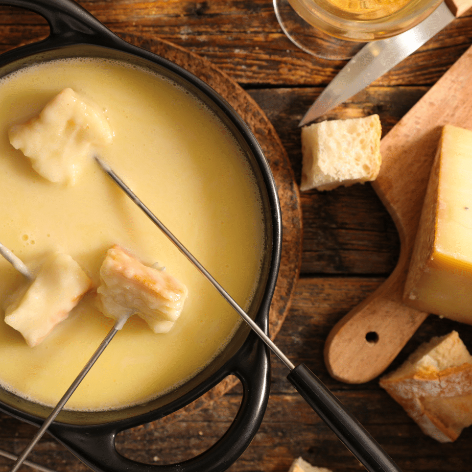 Cheddar Cheese Fondue