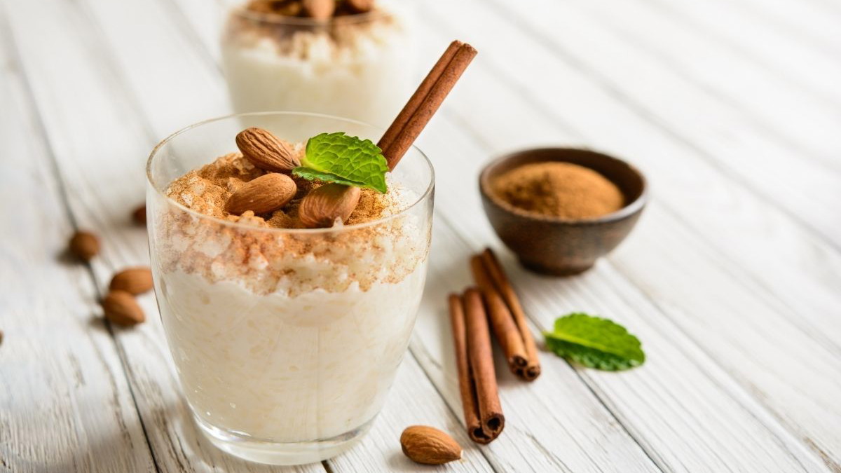 Image of Quick Cinnamon-Almond Rice Pudding