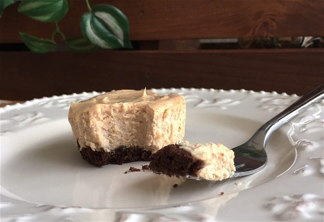 Image of Peanut Butter Cheesecake with a Chocolate Graham Cracker Crust