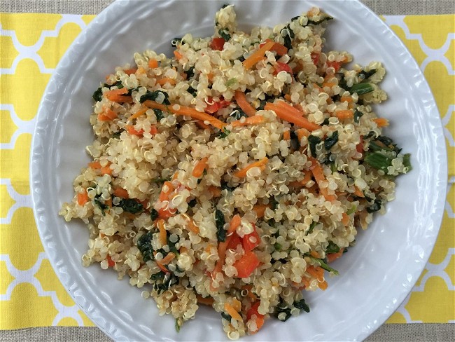 Image of Quinoa Bowl with Peanut Sauce