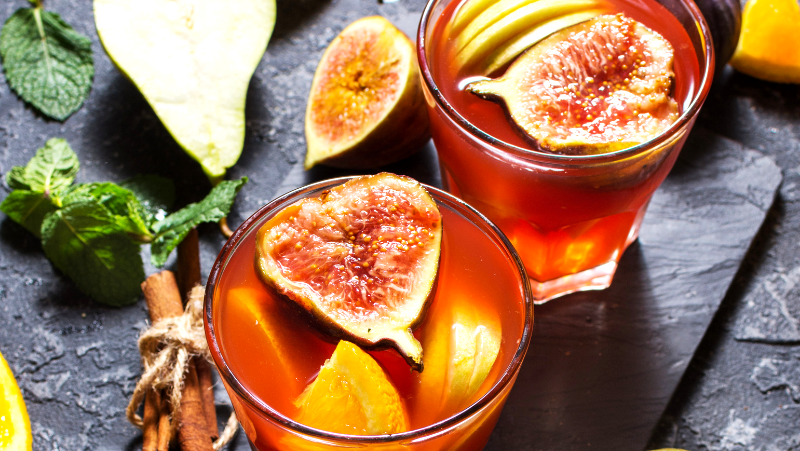 Image of Fig Bourbon Cider Smash