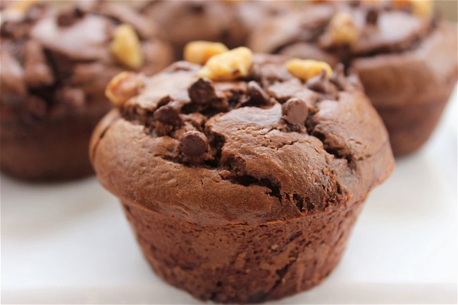 Image of Jumbo Flourless Chocolate Muffins