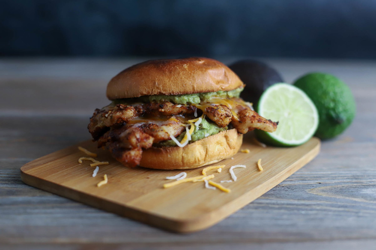 Air Fried Avocado Chicken Sandwich